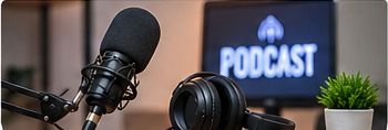 Podcast production studio