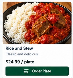 Rice and Stew